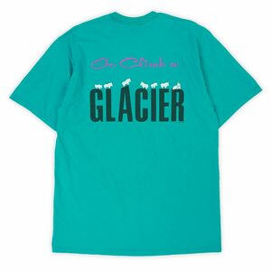 グレイシャー国立公園 Glacier National Park 90s スーベニア Tシャツ USA製 JERZEES ビンテージ 古着 (-1848) グリーン XL