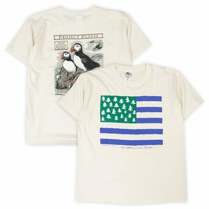 リバティーグラフィックス LIBERTY GRAPHICS 未使用 デッドストック テストプリントTシャツ USA製 試し刷り (-1890) 生成り L