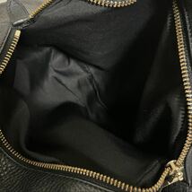 1円スター！ 未使用保管品 COACH コーチ レザー トートバッグ ショルダーバッグ カーフ ブラック 黒 肩掛け レディース 多収納 _画像7