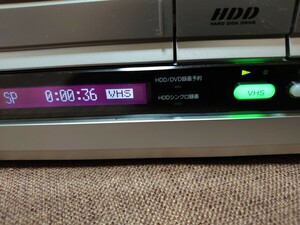  動作確認　SONY ソニー VHSビデオ一体型レコーダースゴ録 RDR-VH85 VHS/HDD/DVDレコーダー(VHS⇔DVD⇔HDDのダビング可。)純正リモコン付き