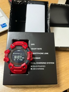 [カシオ] 腕時計 ジーショック 【国内正規品】G-SQUAD GBD-H1000-4JR メンズ レッド