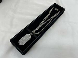 sk8912060/ genuine article Cartier Cartier necklace pendant top men's lady's silver color Logo charm key holder 