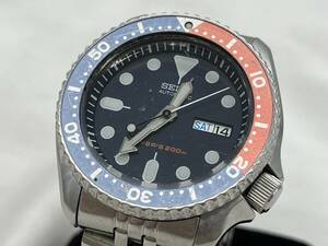 td9103003/セイコー SEIKO 腕時計 自動巻 プロスペックス ペプシ SCUBA DIVER'S 200m AUTOMATIC 動品