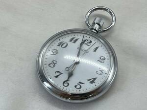 wk9111003/ moving goods SEIKO pocket watch Seiko quartz 760059 moveable goods silver 