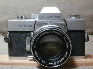 minolta SRT 101 MC ROKKOR-PF 1:1.7 f=55mm レンズ付き　動作確認済み