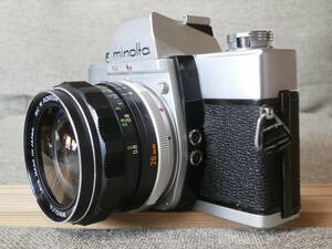 minolta SRT 101 MC W. ROKKOR-SG 1:3.5 f=28mm レンズ付き　動作確認済み