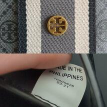 TORY BURCH　トリーバーチ　トートバッグ　PVCレザー　総柄　肩掛け　レディース　ハンドバッグ　人気ブランド　ジェミニリンク_画像8