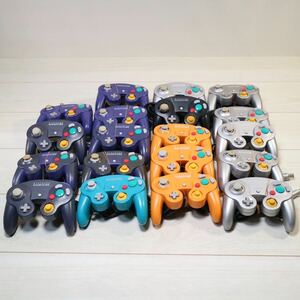  nintendo Nintendo Game Cube контроллер GC темно синий Junk совместно оригинальный контроллер 19 шт. комплект 