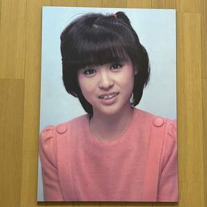 松田聖子　木製パネルポスター　Ａ　当時物　昭和　80年代　アイドル　希少