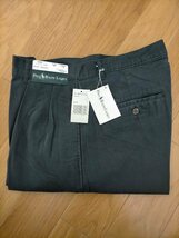 新品 デッドストック 90s ビンテージ USA製 POLO RALPH LAUREN POLO CHINO ポロラルフローレン 2タック チノパンツ PLETED JEAN W32L34_画像1