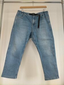  большой размер GRAMICCI DENIM NARROW CROPPED Gramicci Denim narrow укороченные брюки XL GMP-14F008 * climbing уличный б/у одежда 