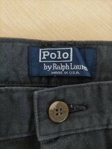 新品 デッドストック 90s ビンテージ USA製 POLO RALPH LAUREN POLO CHINO ポロラルフローレン 2タック チノパンツ PLETED JEAN W33L34_画像8