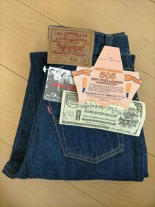  новый товар неиспользуемый товар 90s USA производства Vintage 91 год Levi's 17505-7414 Levi's женский Denim брюки джинсы подлинный темно-синий W28L32