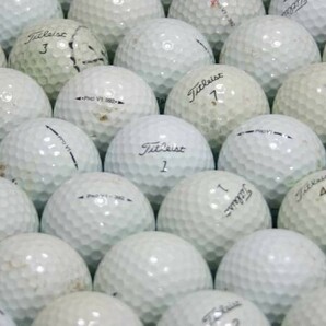 Cランク タイトリスト Titleist PRO V1 100個 球手箱 ロストボールの画像2