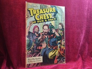 Treasure Chest COMIC VINTAGE ART 50s アメコミ マガジン アメリカ ヴィンテージ 絵 表紙 洋書 漫画 コミック レア