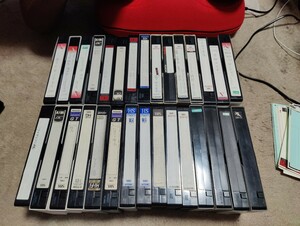 【Used】VHS ビデオテープ 30本まとめて