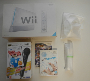 * б/у товар!Wii корпус комплект ( белый ) и дистанционный пульт и т.п. *