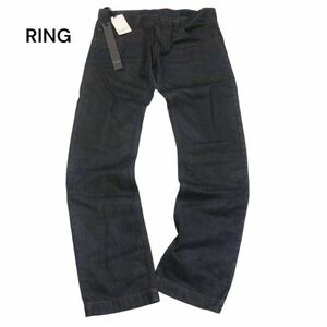 【新品 イタリア製】 RING MILANO リング ミラノ 顔料 コーティング加工★ デニム パンツ ジーンズ Sz.33　メンズ 定価4.5万　I4B00451_2#R