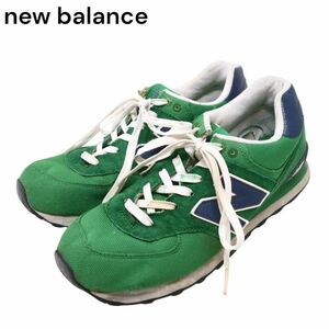 new balance 574 ニューバランス ML574CVG ローカット スニーカー シューズ Sz.27.5cm　メンズ 緑 グリーン　I4G00133_4#U