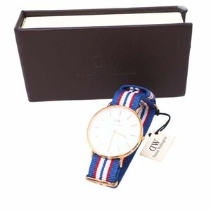 美品★ Daniel Wellington ダニエルウェリントン Classic Belfast クラシックベルファスト 腕時計 Sz.F　メンズ 動作未確認　I4G00117_4#U