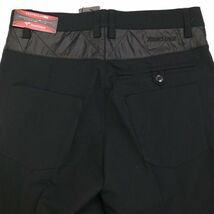 【新品 未使用】 TOURSTAGE ツアーステージ 通年 ウエストストレッチ★ スラックス パンツ Sz.79　メンズ 黒 ゴルフ　I4B00851_5#R_画像7