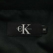 【新品 未使用】 CK Calvin Klein カルバンクライン 通年 長袖 コットン 比翼 シャツ Sz.M　メンズ 日本製　I4T01633_5#C_画像5