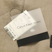 未使用★ Calvin Klein Jeans カルバンクライン ジーンズ 春夏 麻100%★ 長袖 リネン シャツ Sz.M　メンズ　I4T01629_5#A_画像6