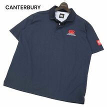 美品★ CANTERBURY カンタベリー 半袖 フレックスクール コントロール ラガー シャツ Sz.3L　メンズ 大きいサイズ ラグビー　I4T01593_4#A_画像1