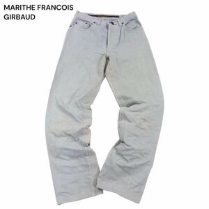 MARITHE FRANCOIS GIRBAUD Mali te franc sowa Jill bo- solid cutting! design Denim pants jeans Sz.S lady's I4B00855_5#R