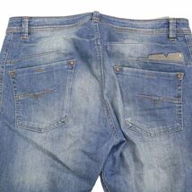 DIESEL ディーゼル 【DARRON 0R8M1】 USED加工★ スリム テーパード デニム パンツ ジーンズ Sz.36　メンズ 大きいサイズ　I4B00888_5#R_画像6