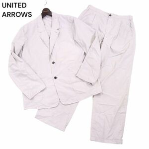 UNITED ARROWS ユナイテッドアローズ 春夏 ポプリン シャツ ジャケット & パンツ セットアップ スーツ Sz.M/L　メンズ　I4T01729_5#M