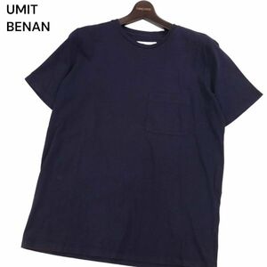 UMIT BENAN ウミットベナン 春夏 半袖 ポケット Tシャツ ポケT カットソー Sz.S　メンズ ネイビー　I4T01763_5#D