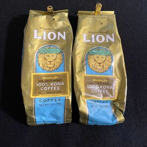 ライオン コナコーヒー 100% 豆タイプ　2袋
