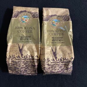 ROYAL KONA coffee ロイヤル　コナ　コーヒー　豆タイプ2袋