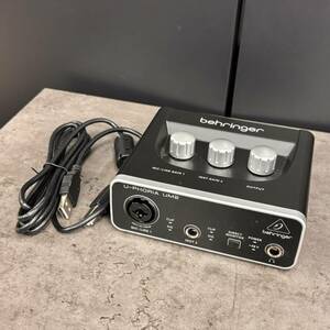 1000円スタート【動作未確認】behringer U-PHORIA UM2 ベーリンガー オーディオインターフェース 音響 オーディオ 中古