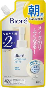 ビオレ 朝用ジュレ洗顔料 つめかえ用 2回分 アクアフローラルの香り 160ミリリットル (x 1)