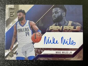 2023-24 Panini donruss elite pen pals Mike miles jr. RC signatures 直筆 サインカード NBAカード　ドンチッチの後輩