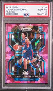 PSA10 鑑定済　2021-22 panini prizm #282 cade cunningham pink ice RC ルーキーカード トレカ バスケ rookie card NBAカード　大活躍！