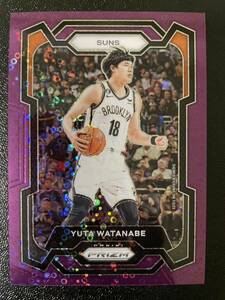 75枚限定　渡邊雄太 Yuta Watanabe 2023-24 Panini NBA Prizm fast break purple Prizm サンズ グリズリーズ