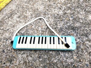 GY0118 YAMAHA ヤマハ P-32C 鍵盤ハーモニカ ピアニカ 音楽 楽器 学校 演奏 鍵楽器 (中古品)