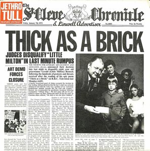 249928 JETHRO TULL / Thick As A Brick(LP)