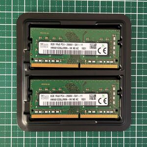 ノートPCメモリ PC4-2666V 8GB x2枚 (合計16GB) SKhynix
