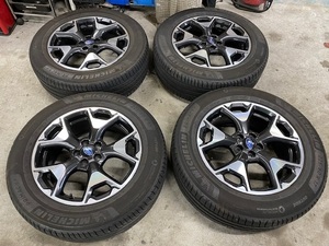 Subaru　Forester　Genuine１７Inch　１７×７.０　Michelin　２２５/６０R１７　TiresWheels４本set