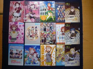 【ACF1276 】ラブライブ 高海千歌 虹ヶ咲学園 スクールアイドル同好会 小原 鞠莉 黒澤ルビィ 津島 善子 【クリアファイル】