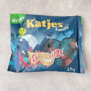 Katjes 【日本未販売】Drakritze 275g カッチェスグミ　リコリス　ラクリッツ　黒いグミ