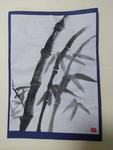 Art hand Auction Bamboo ink painting, Artwork, Painting, Ink painting