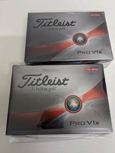 最新モデル　2ダース V1x　DN　2023　タイトリスト TITLEIST ゴルフボール Pro V1x V1X 日本正規品　ダブルナンバー　(11,33,55,77)