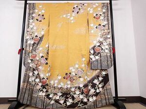  flat peace shop - here . shop # gorgeous long-sleeved kimono piece embroidery ... dyeing gold silver . silk excellent article AAAE4429Bnp