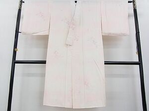 平和屋2■上質な長襦袢　袷　草花文　暈し染め　逸品　DAAC6029fe