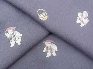 平和屋野田店■訪問着　総刺繍　唐子　逸品　BAAC1050hv